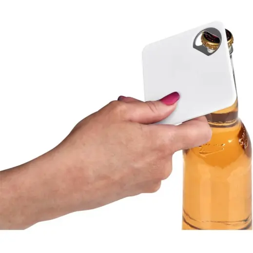 Altitude Sela Recycled Plastic Bottle Opener Coaster Open
